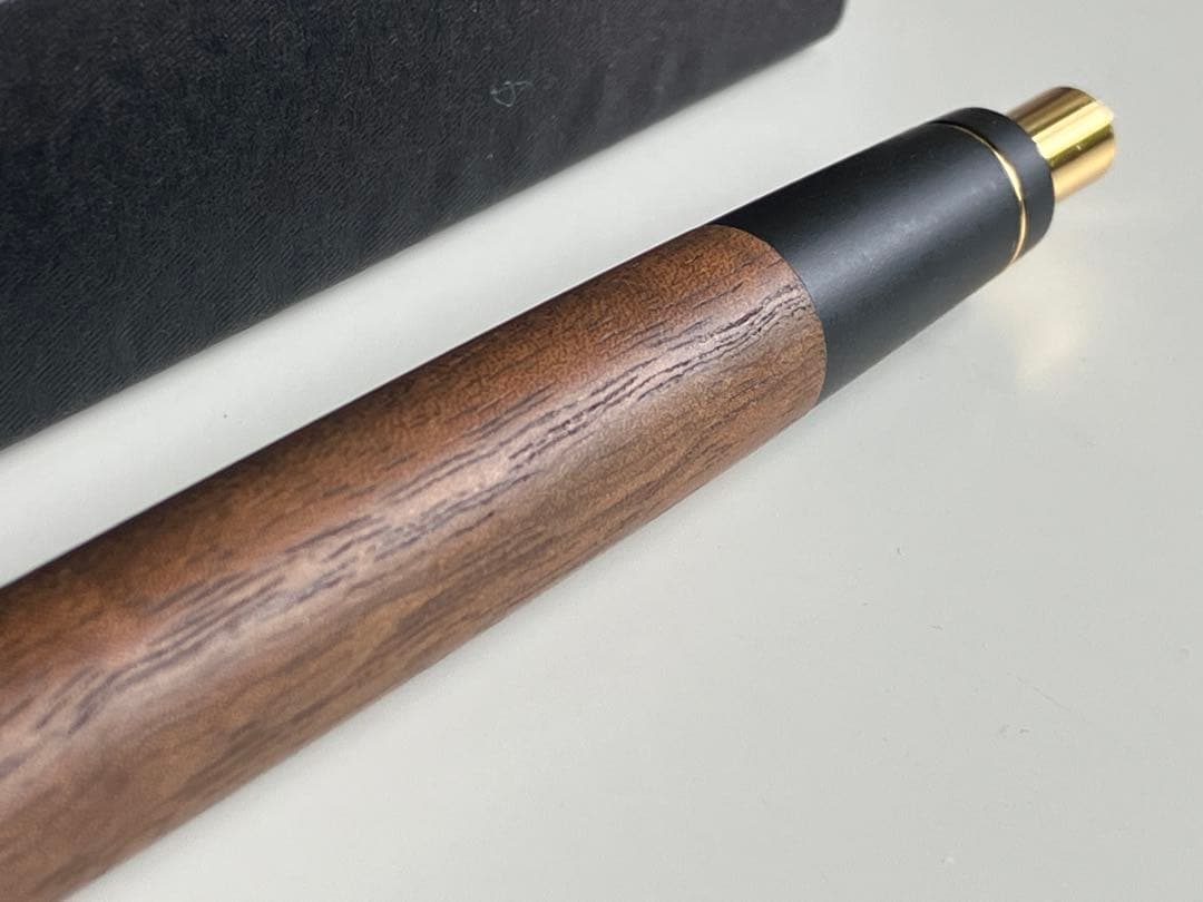 【11/3まで限定価格】野原工芸 新型シャープペンシル 胡桃 ツバメノート付き