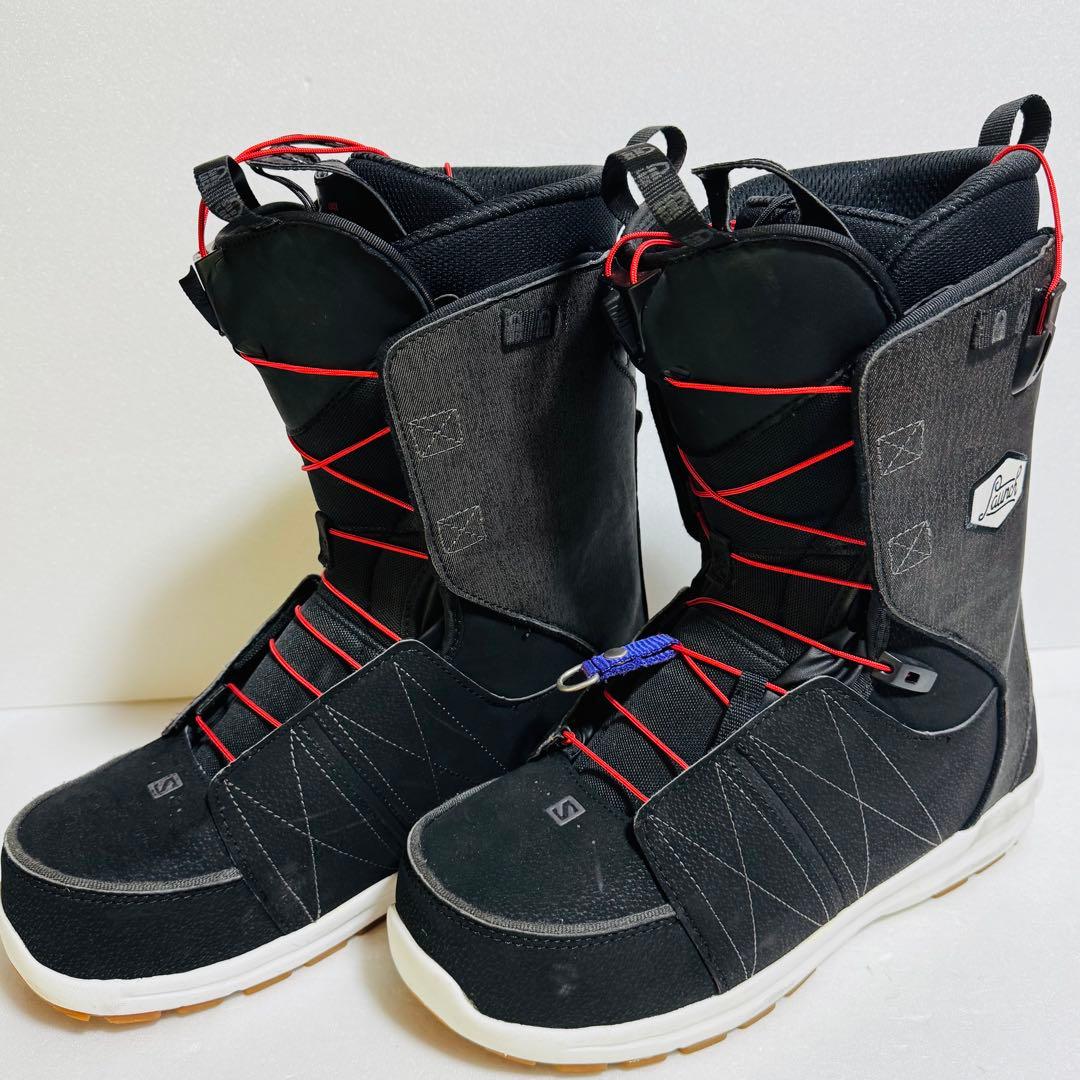 28cm サロモンLaunch スノーボードブーツ ブラック/グレー