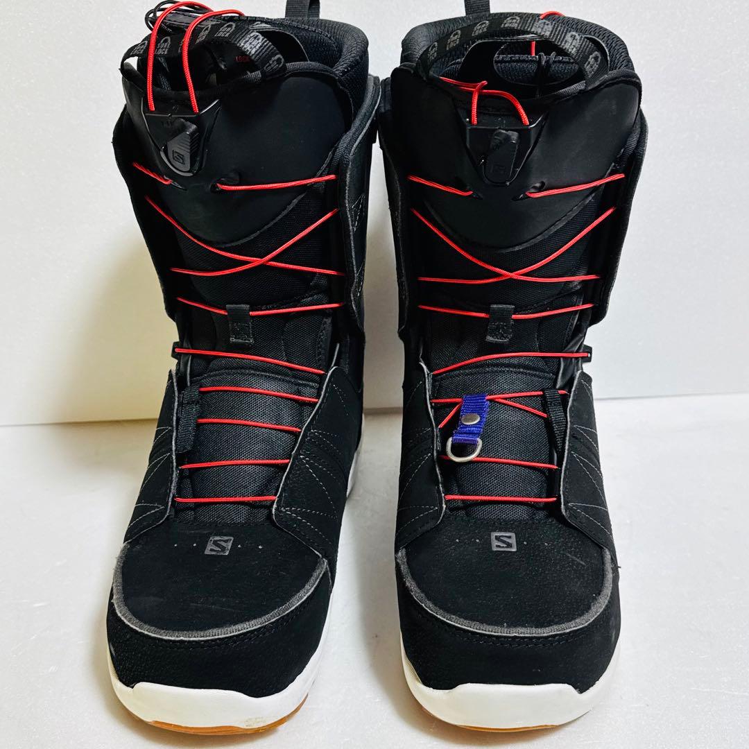 28cm サロモンLaunch スノーボードブーツ ブラック/グレー