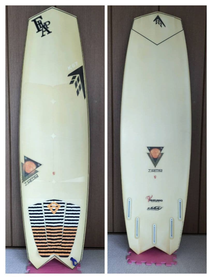 ꧁極美品꧂　ヴァンガード　5.6 ファイヤーワイヤー　ショートボード　ケース付き