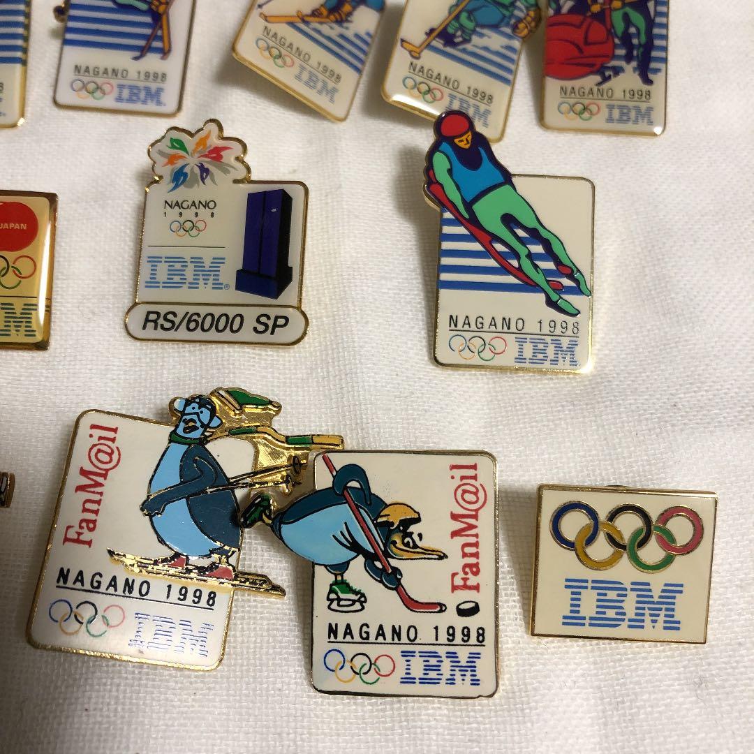 長野オリンピック　IBM ピンバッジ　21点