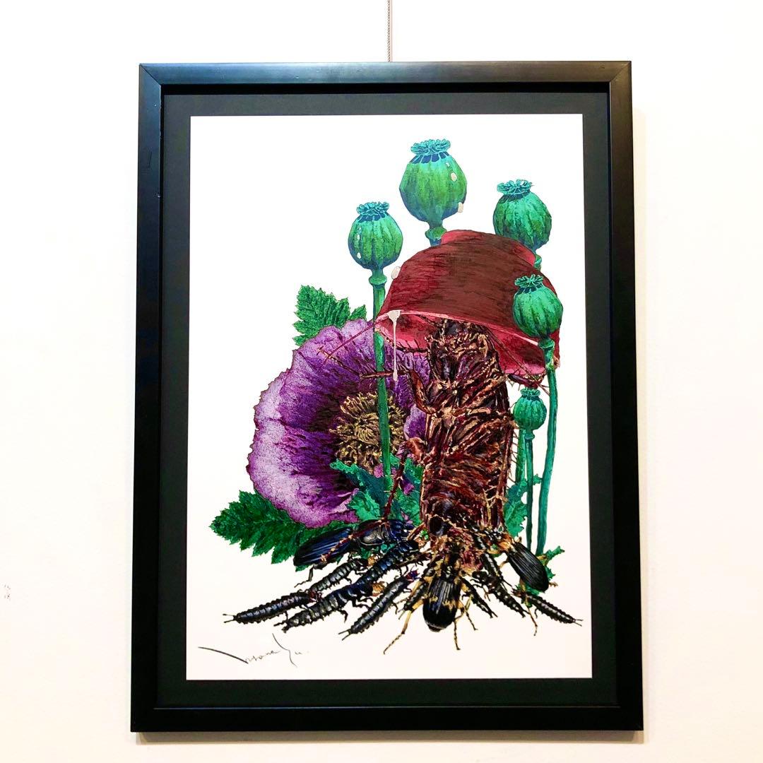 【原画】『人は芥虫、芥虫』(ひとはごみむし、あくたむし