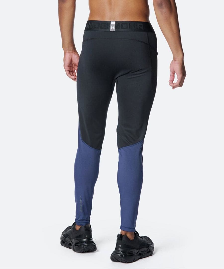 UAコールドウェザープロ　ロングスリーブ モックネック シャツ　レギンス　XL