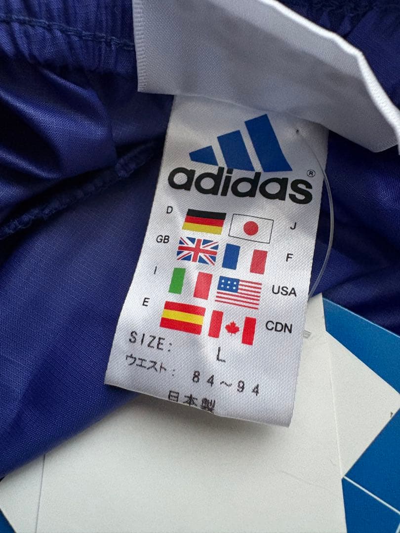 【未使用タグ付】 adidas アディダス　サッカー日本代表　ピステパンツ　L