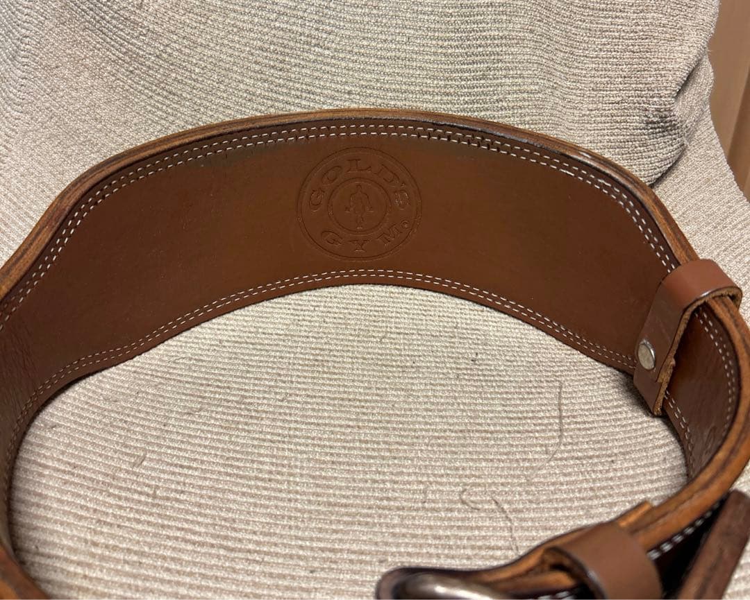 ゴールドジム(GOLD`S GYM) プロレザーベルト サイズ M