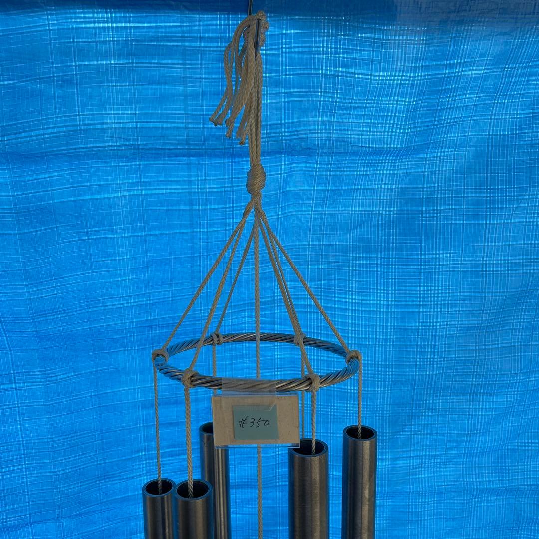 #350 中型ウインドチャイム シルバー