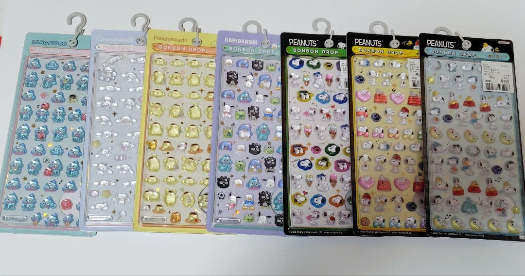 サンリオ　ボンボンドロップシール正規品等まとめ売り ２１枚