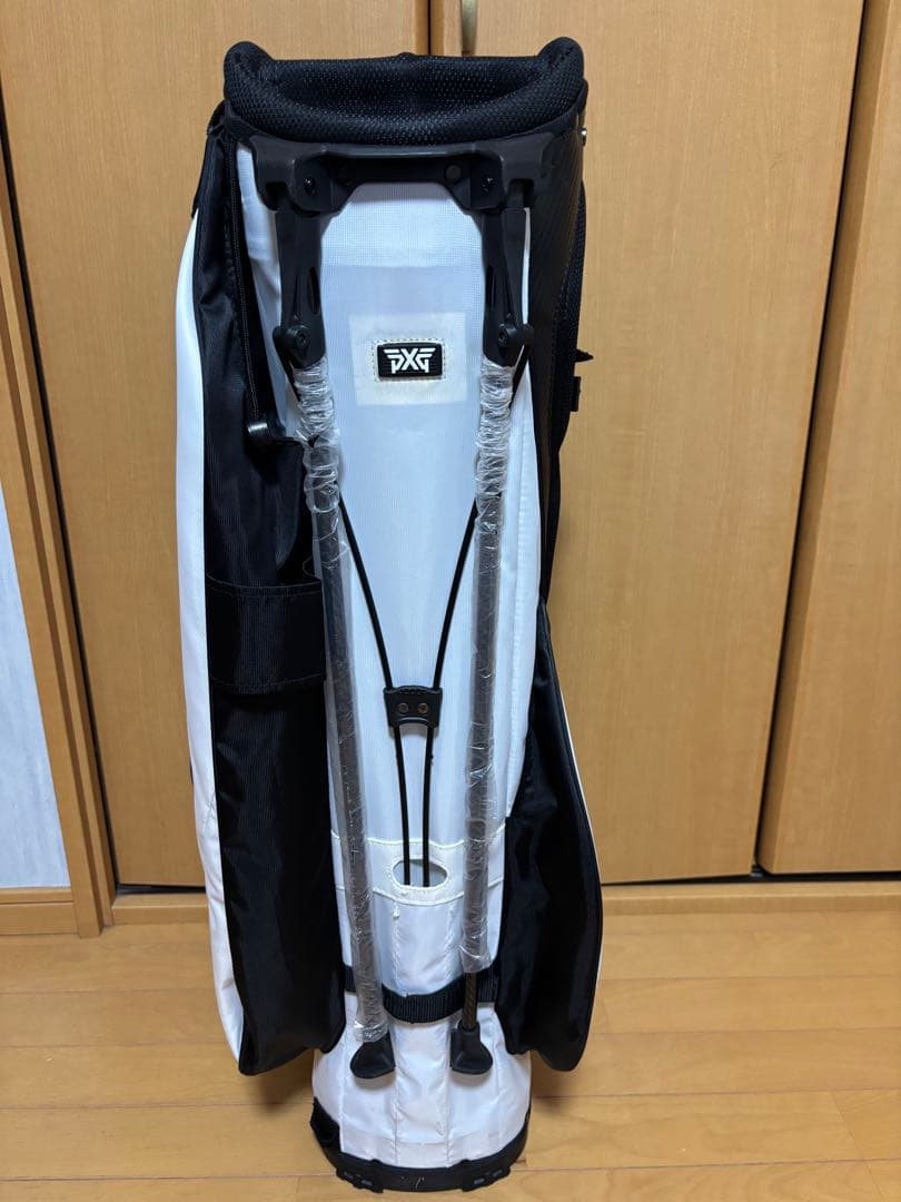 PXG キャディバッグ ブラック・ホワイト