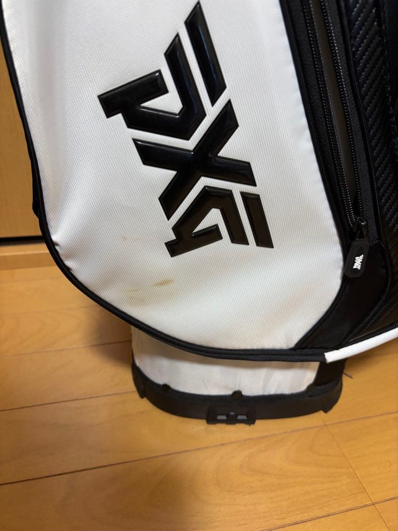 PXG キャディバッグ ブラック・ホワイト