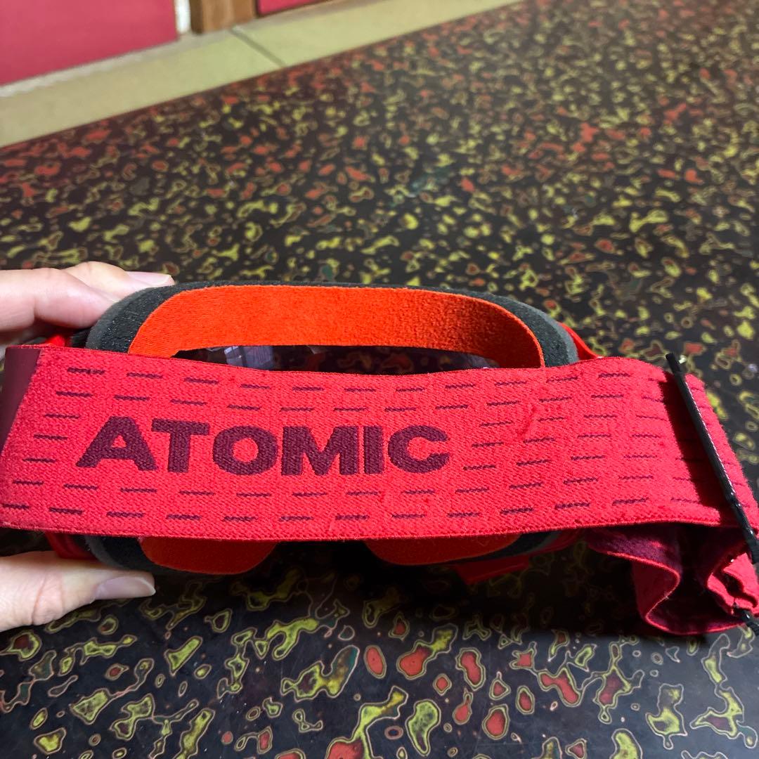 ATOMIC レッドミラーレンズ ゴーグル