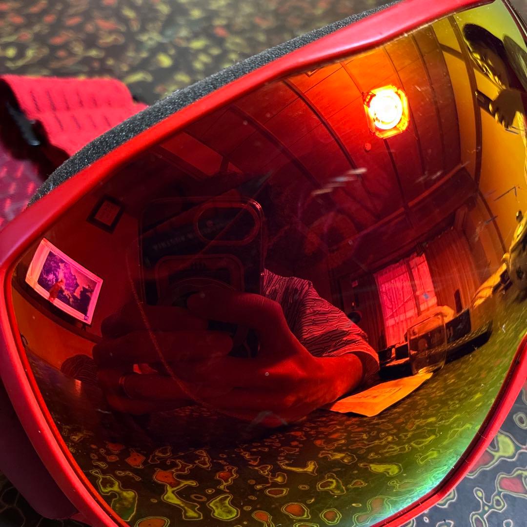 ATOMIC レッドミラーレンズ ゴーグル