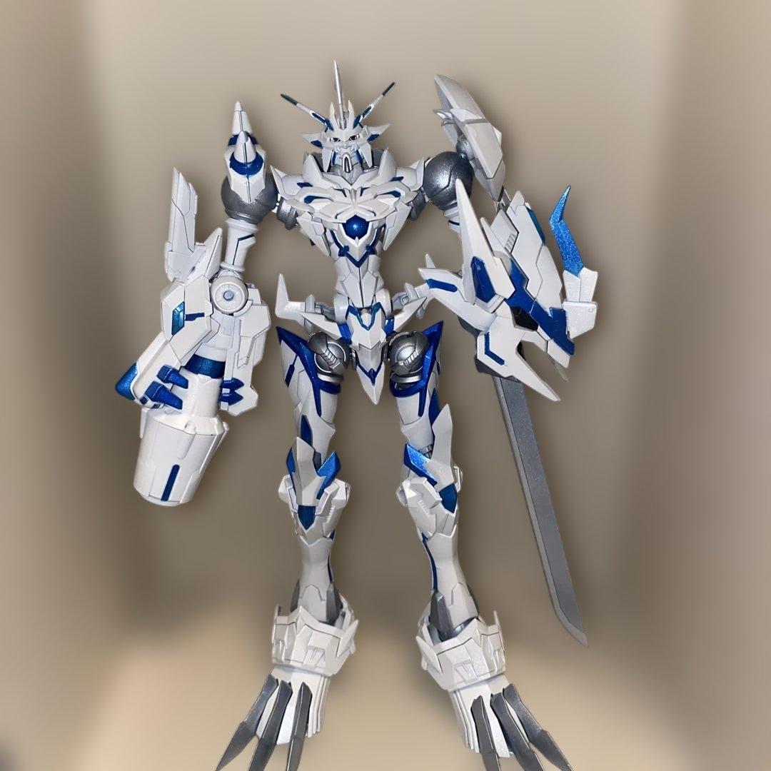 【塗装済】バンダイ　オメガモンX抗体　プラモデル　完成品　ジャンク