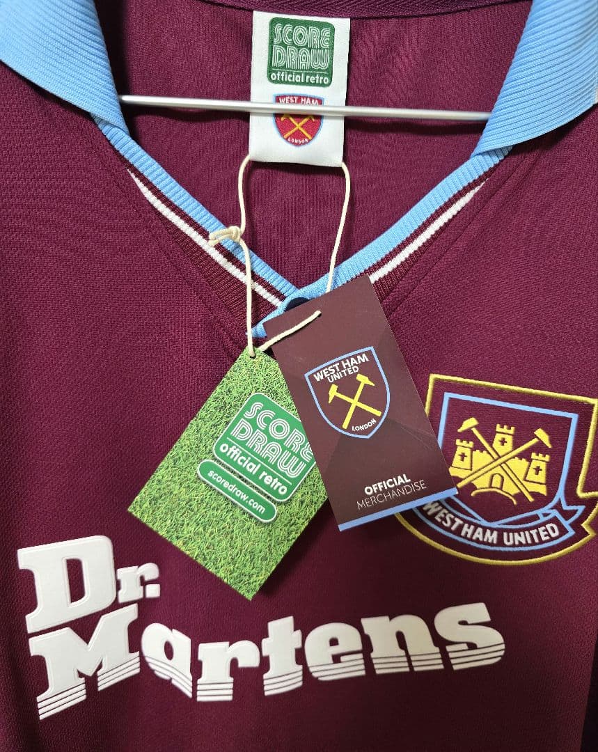 ウェストハム ユニフォーム　復刻