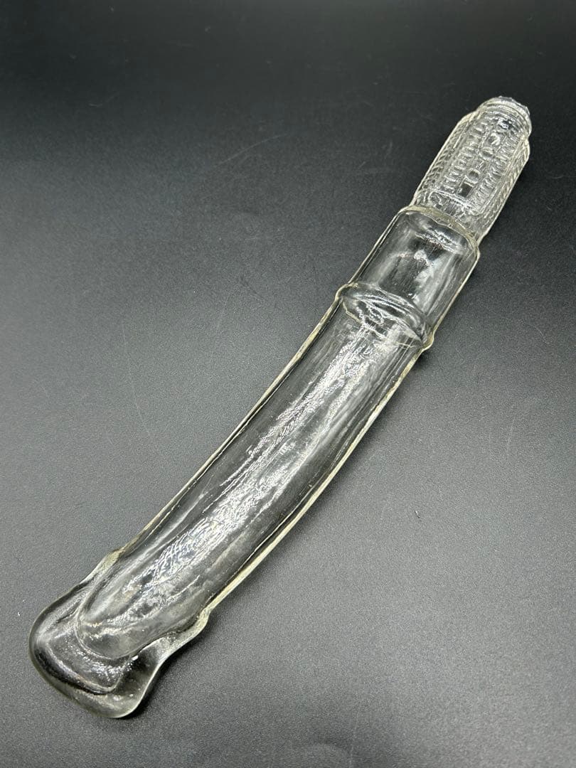 大型　刀型　金平糖瓶　レトロ瓶　ガラス