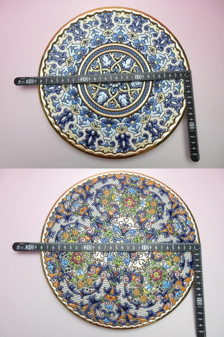 スペイン セビリア焼 飾り皿 CEARCO ORO DELEY 24K 他