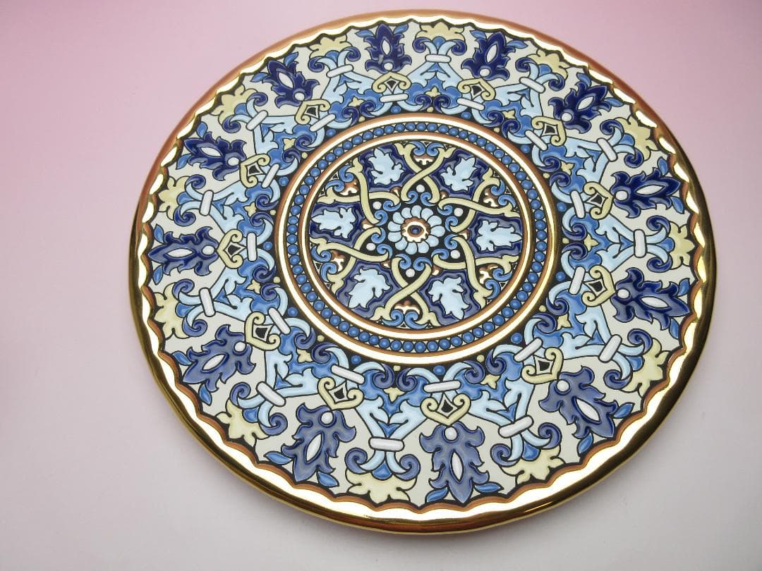 スペイン セビリア焼 飾り皿 CEARCO ORO DELEY 24K 他