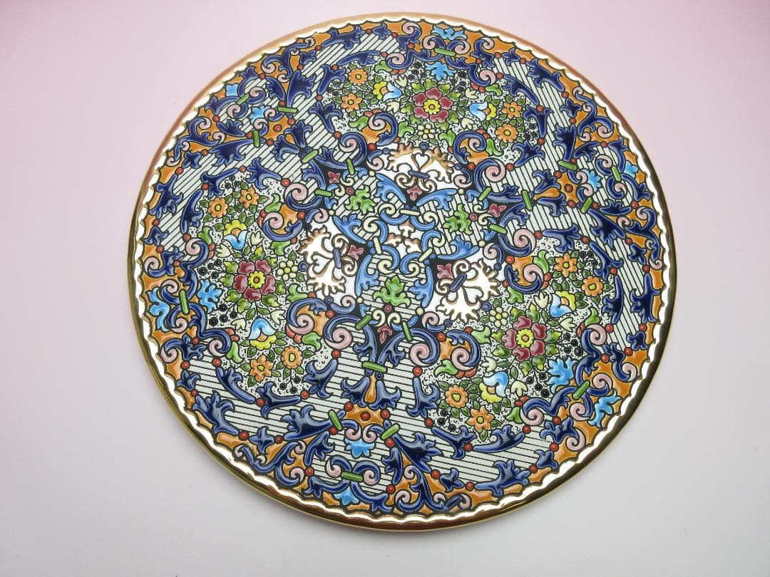 スペイン セビリア焼 飾り皿 CEARCO ORO DELEY 24K 他