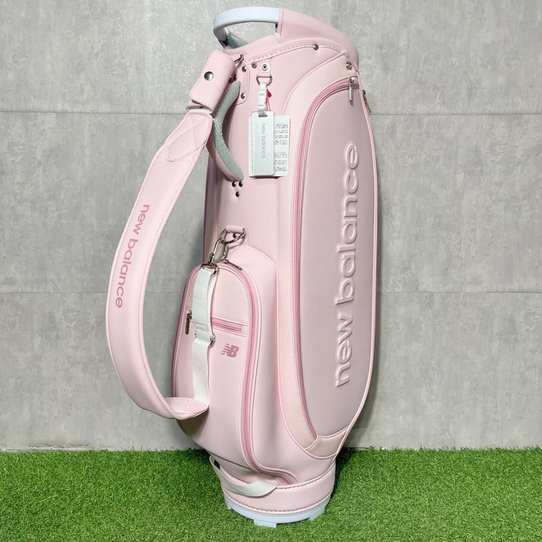 【新品】ニューバランス キャディバッグ ゴルフバッグ ピンク 2024年 高年式