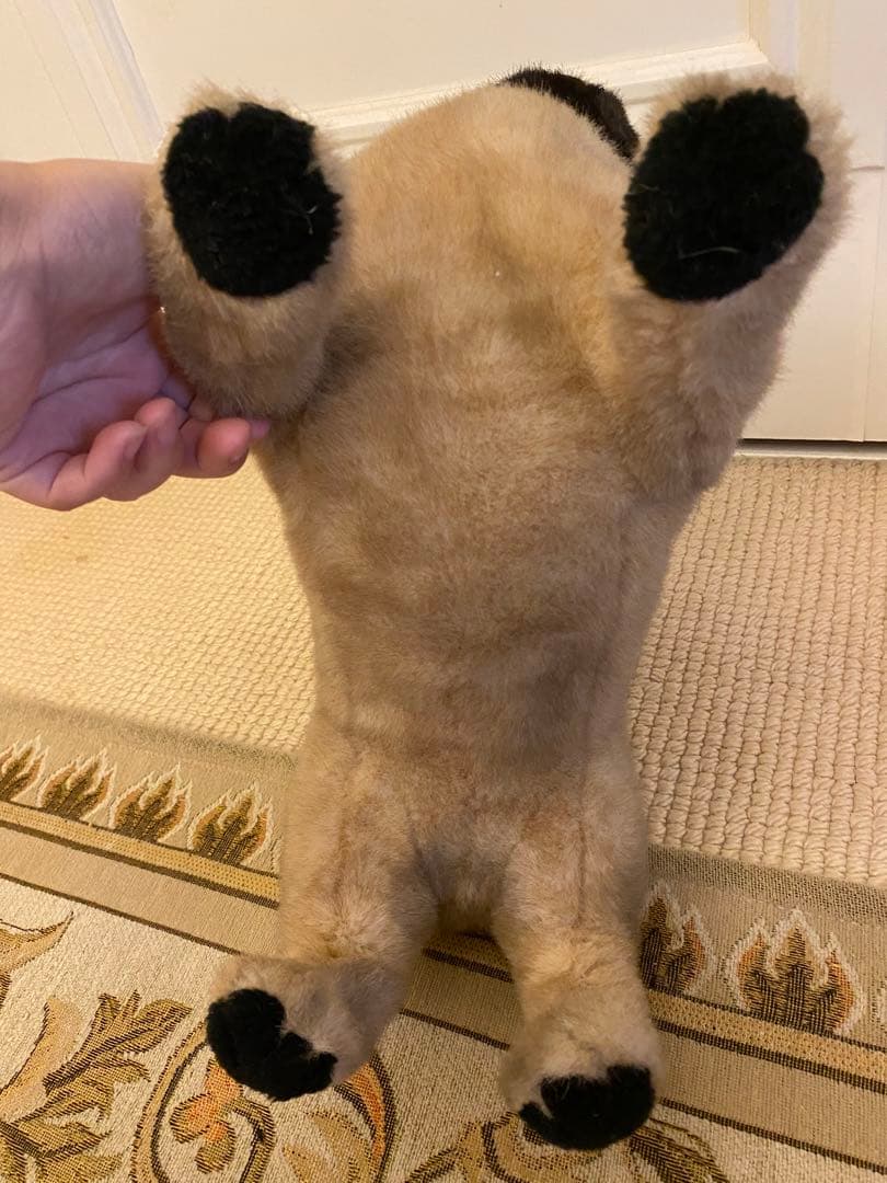 昭和レトロ　オリエンタルトーイ　パグ　ぬいぐるみ