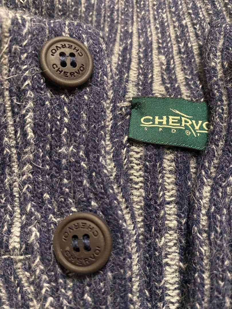 美品　CHERVO シェルボ　ゴルフ　ニット　メンズ　Lサイズ　シルク混
