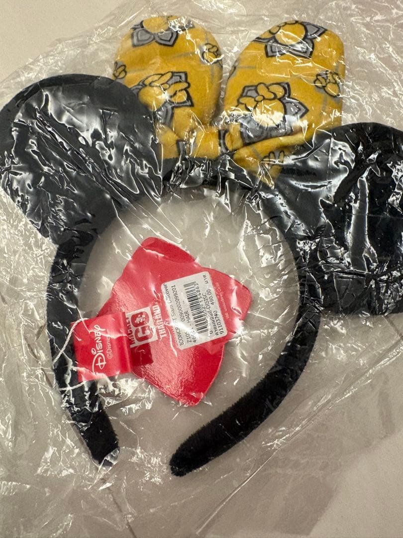 新品未開封♡ MICKEY GO THAILANDカチューシャ＆ラウンドポーチ