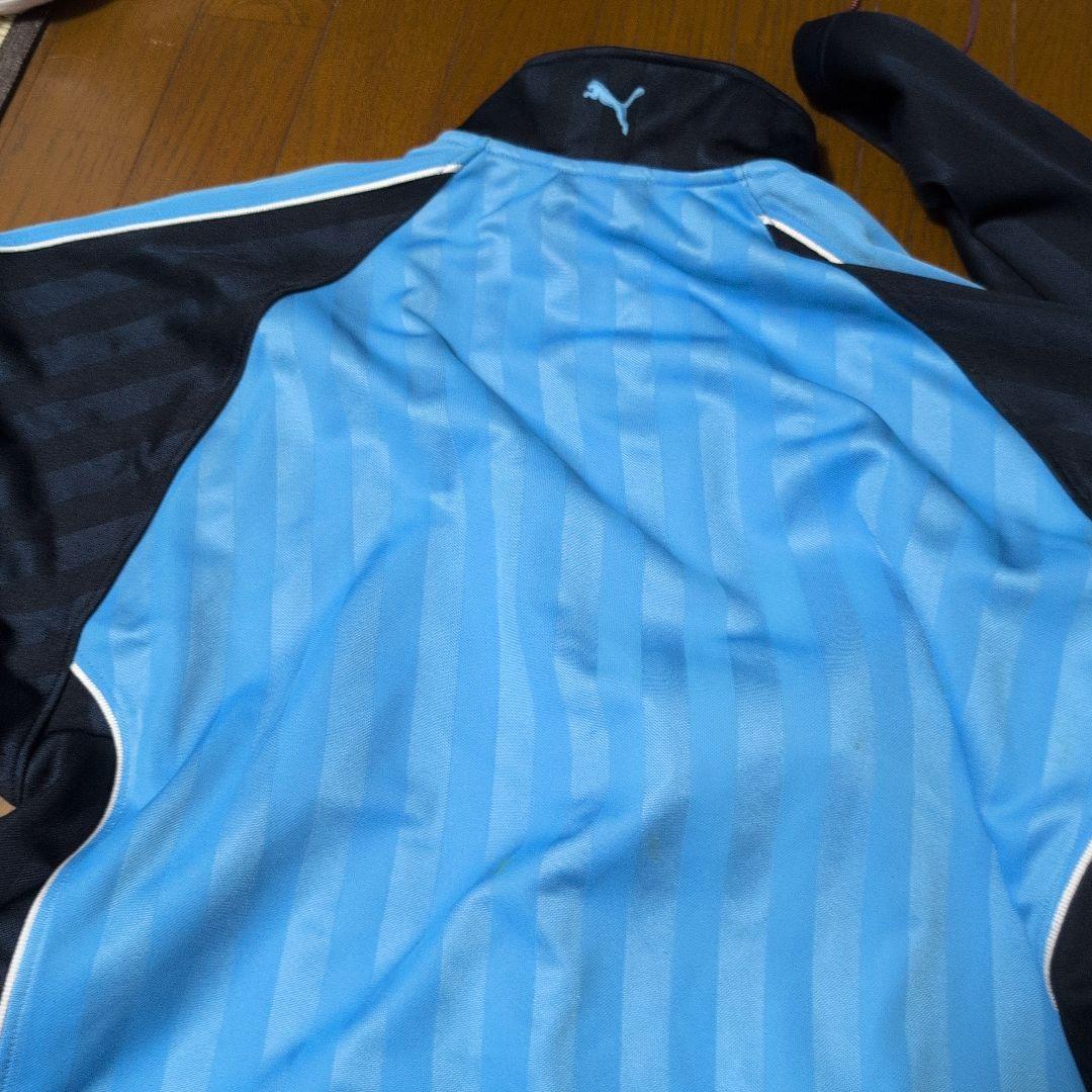 PUMA ジャージ 上下 ブラック×ブルー