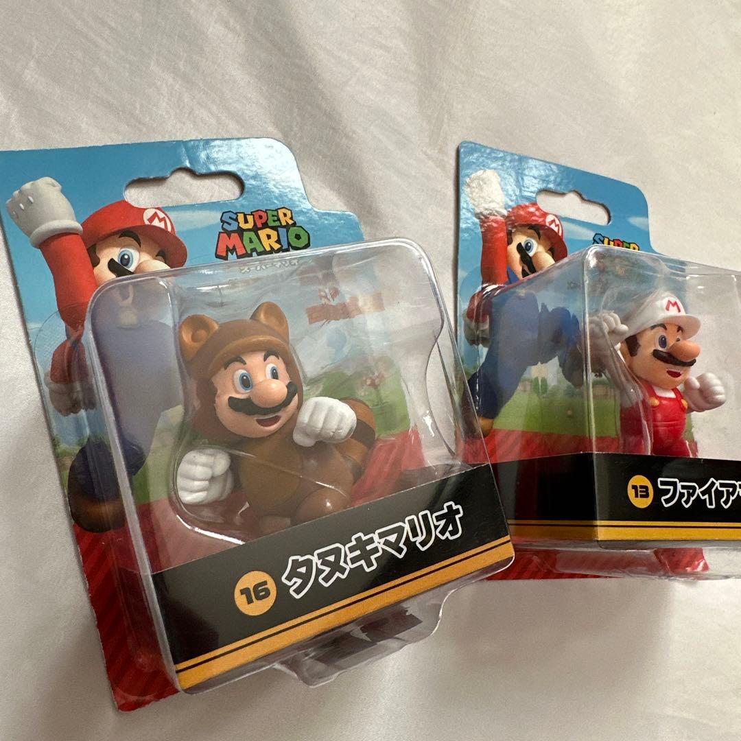 希少　新品　スーパーマリオ フィギュアコレクション ファイア　タヌキ　 2体