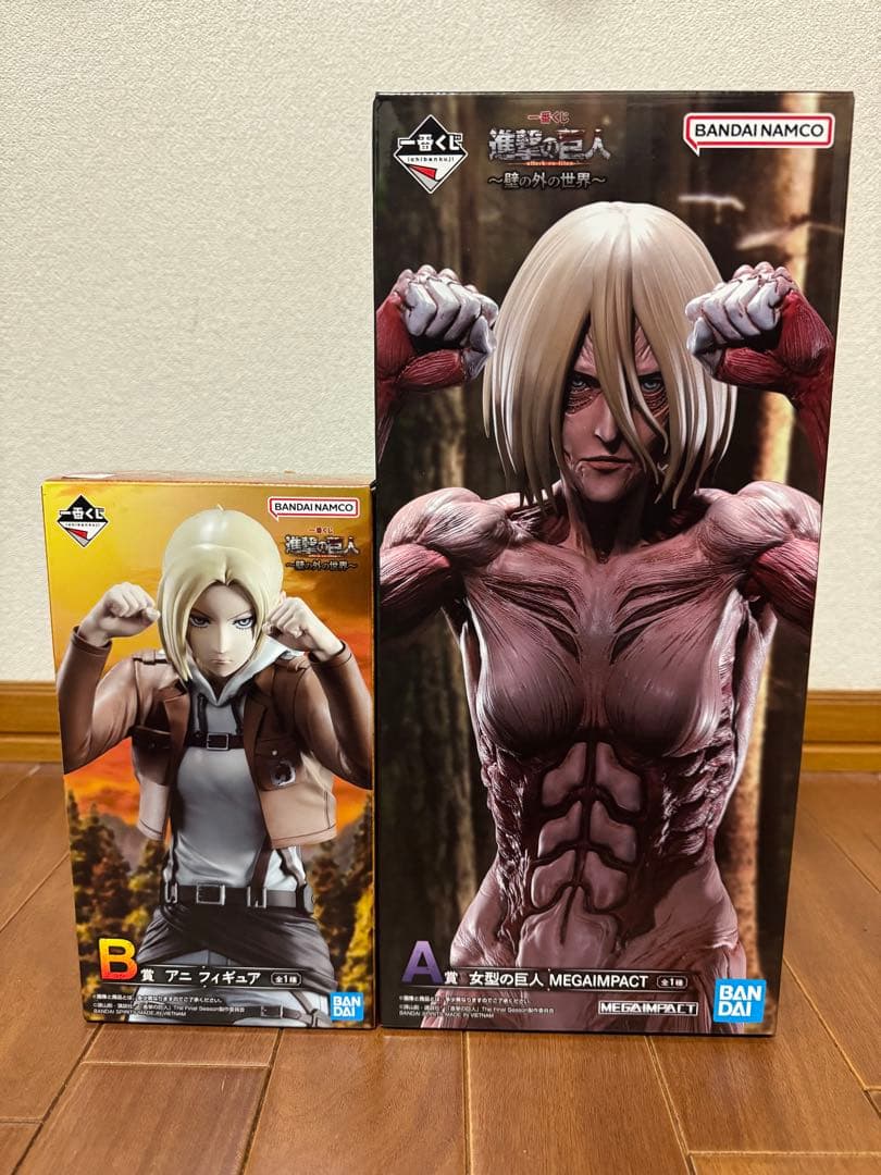 一番くじ　進撃の巨人　女型の巨人 アニ　フィギュア