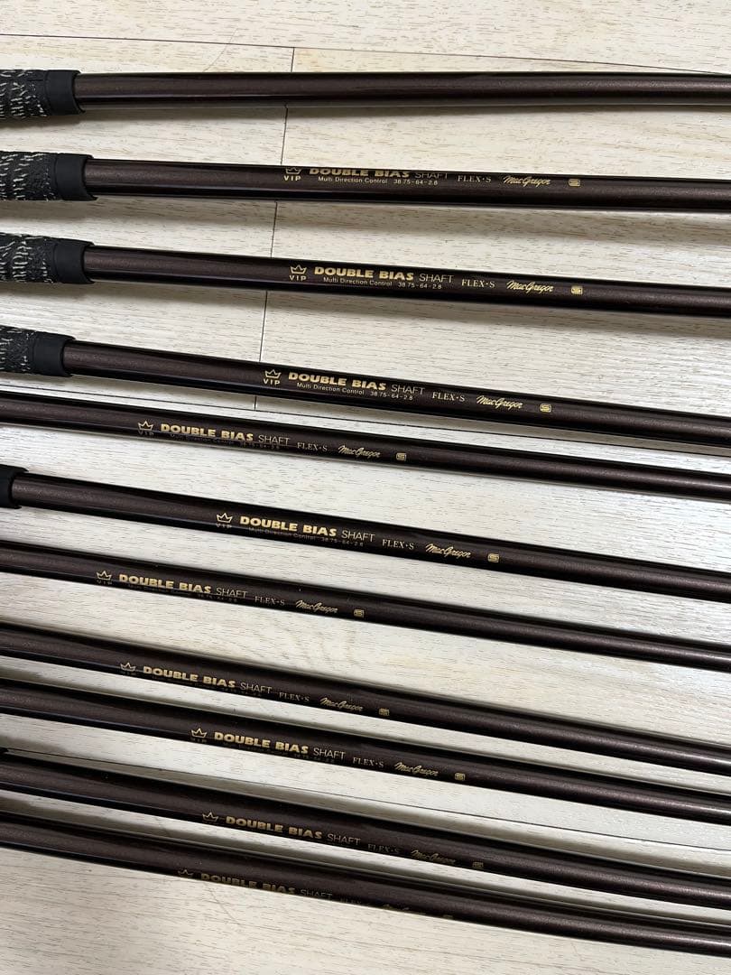 激レア！世界限定１０００セット記念モデル！マクレガーVIPアイアン11本セットS