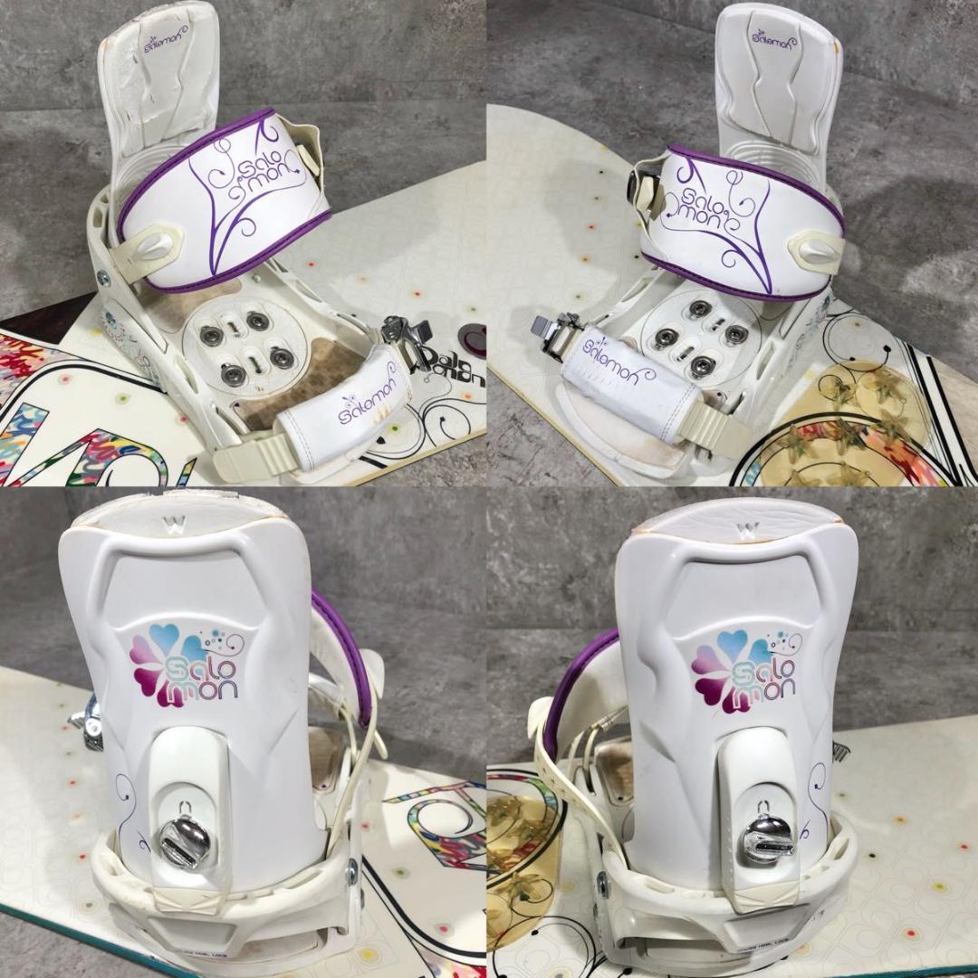 即乗り SALOMON IVY 143 DC ブーツ スノーボード セット