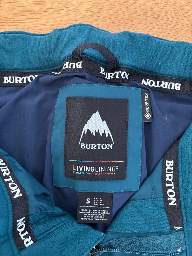BURTON LIVINGLINING スノーボードパンツ S