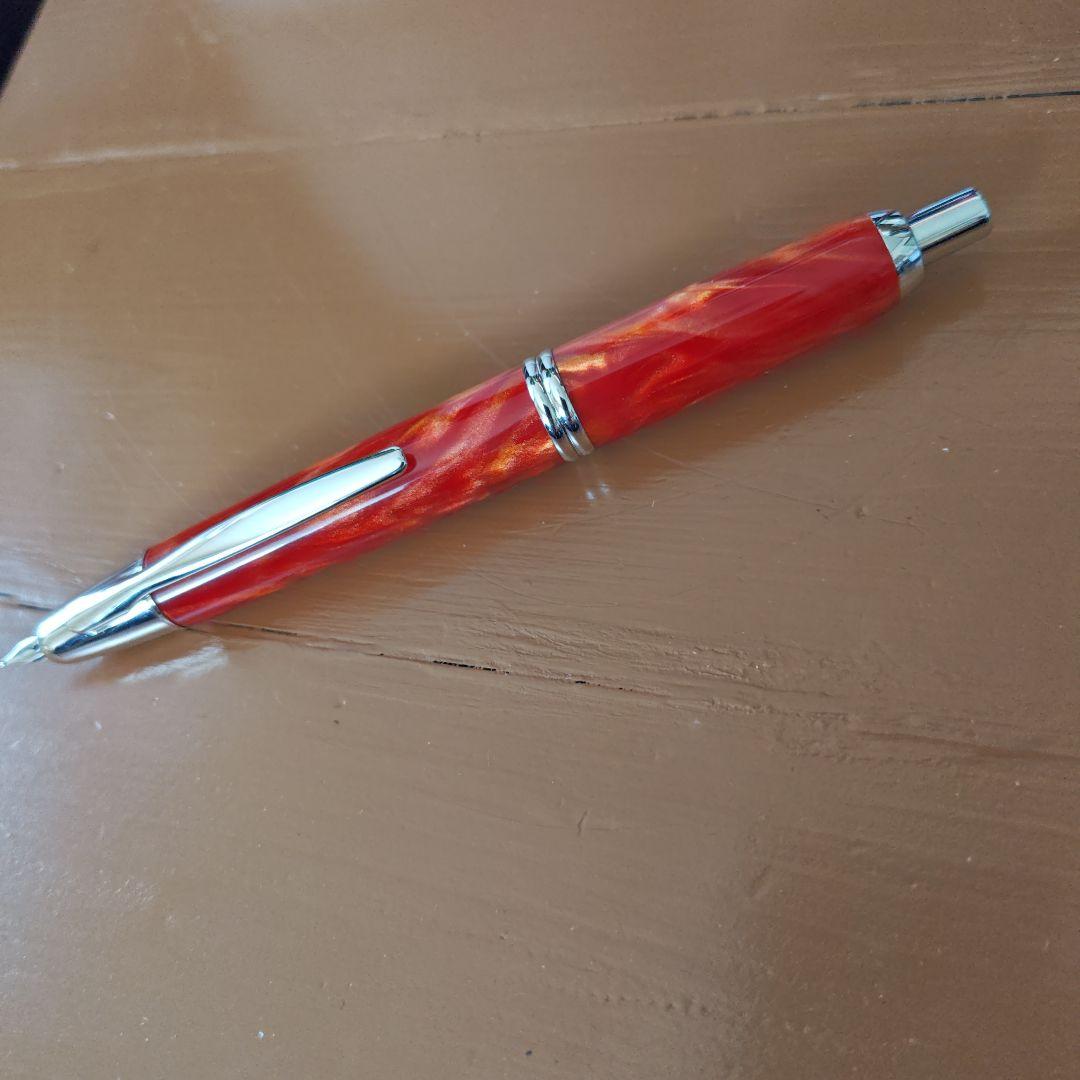 【6/8日まで】PILOT Capless se マーブルオレンジ 万年筆　M