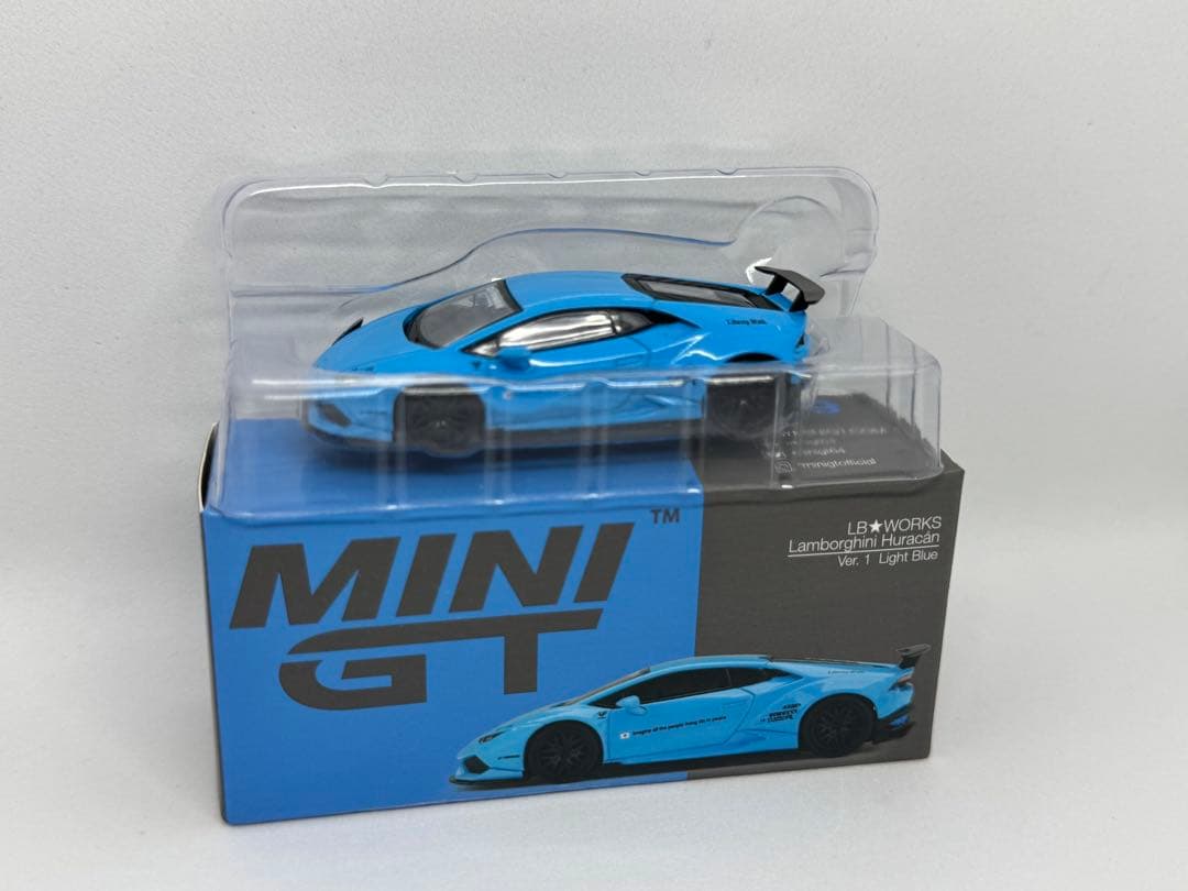 ミニカー MINI GT Lamborghini Huracan Blue ver.1