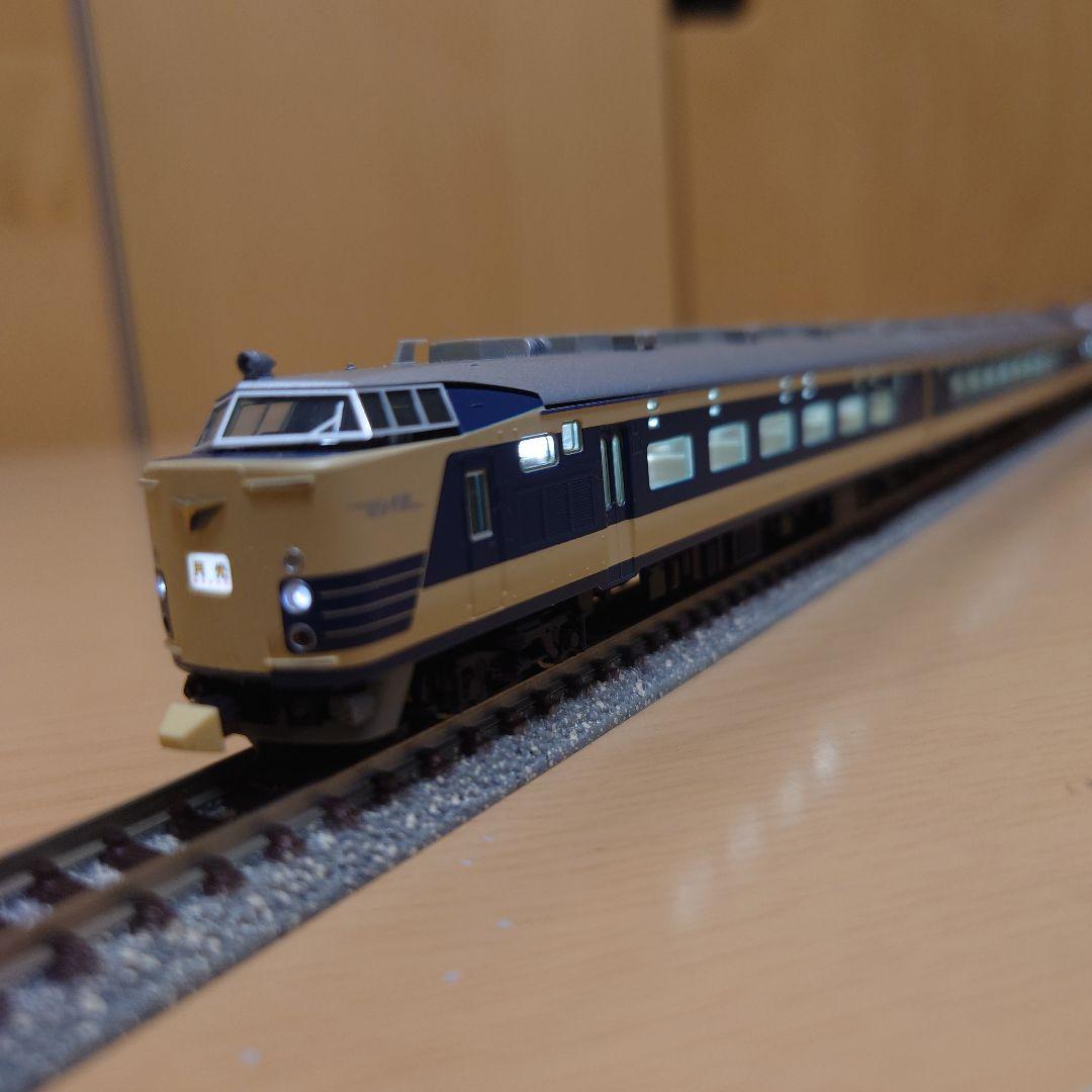 【美品,希少】TOMIX 国鉄581形特急電車 月光号フル編成 ライトユニット付