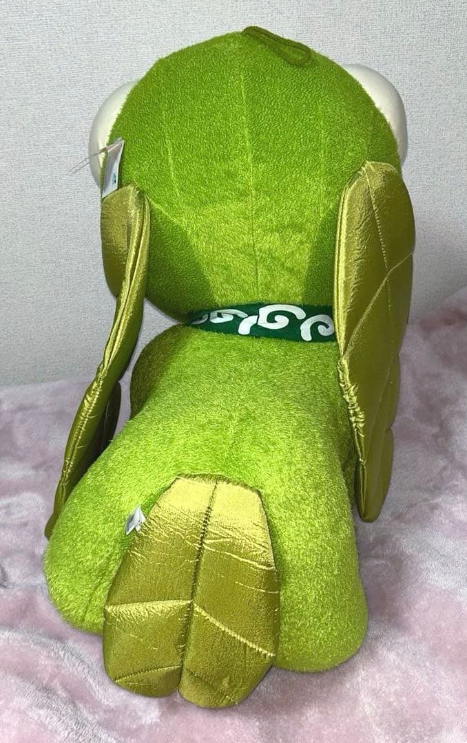 お茶犬 超 特大 BIG ぬいぐるみ 緑茶犬 リョク レトロ 当時