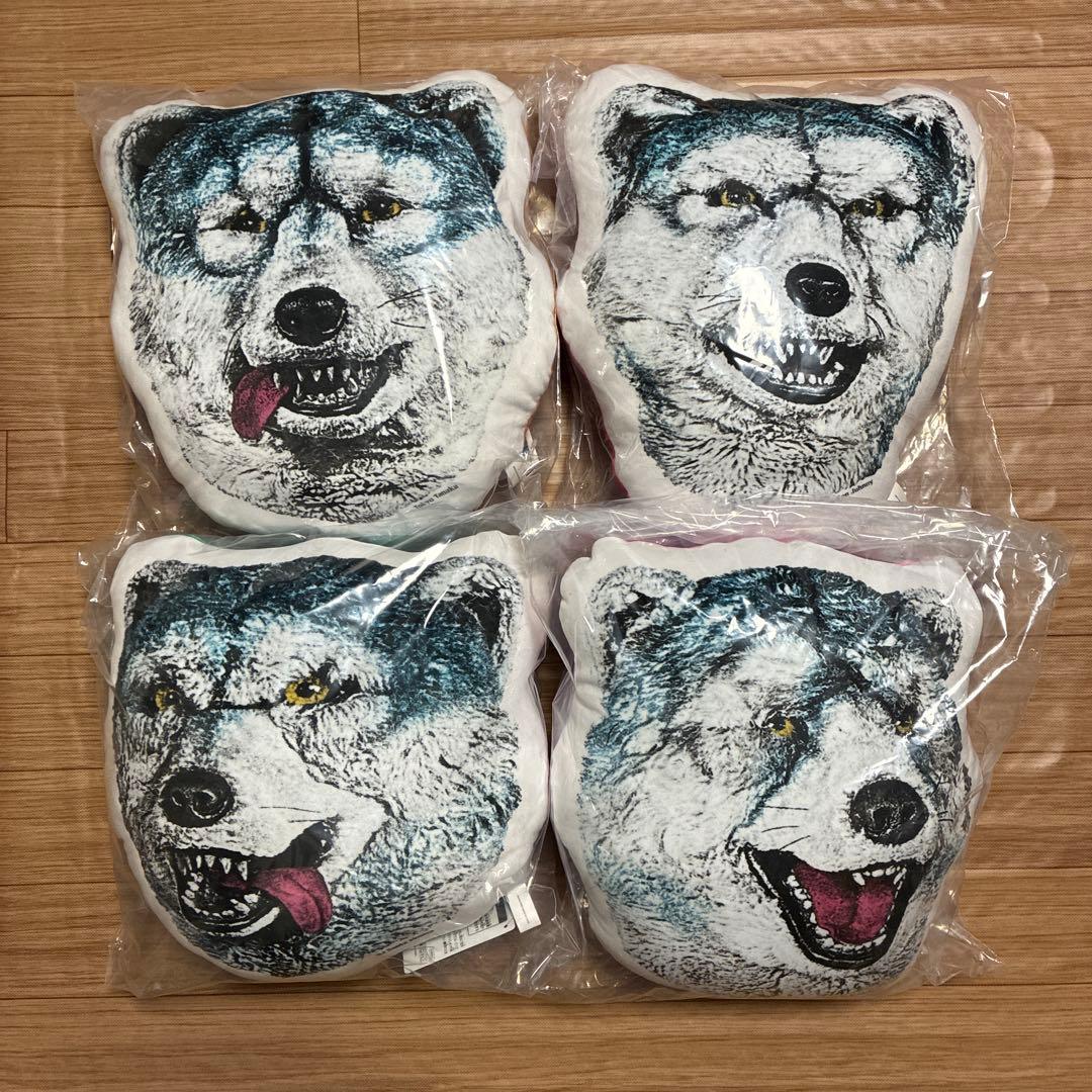 マンウィズ　一番くじ　MAN WITH　C E F G賞　クッション　セミコンプ