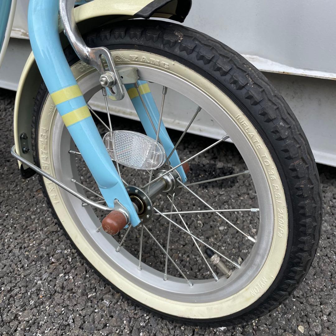 美品 子供用自転車 14インチ 身長95-114cm カゴ付 定価2万円