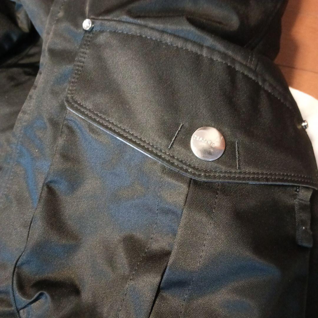 【9号】デサント　スキーウェア　黒　ブラック　柄　レディース