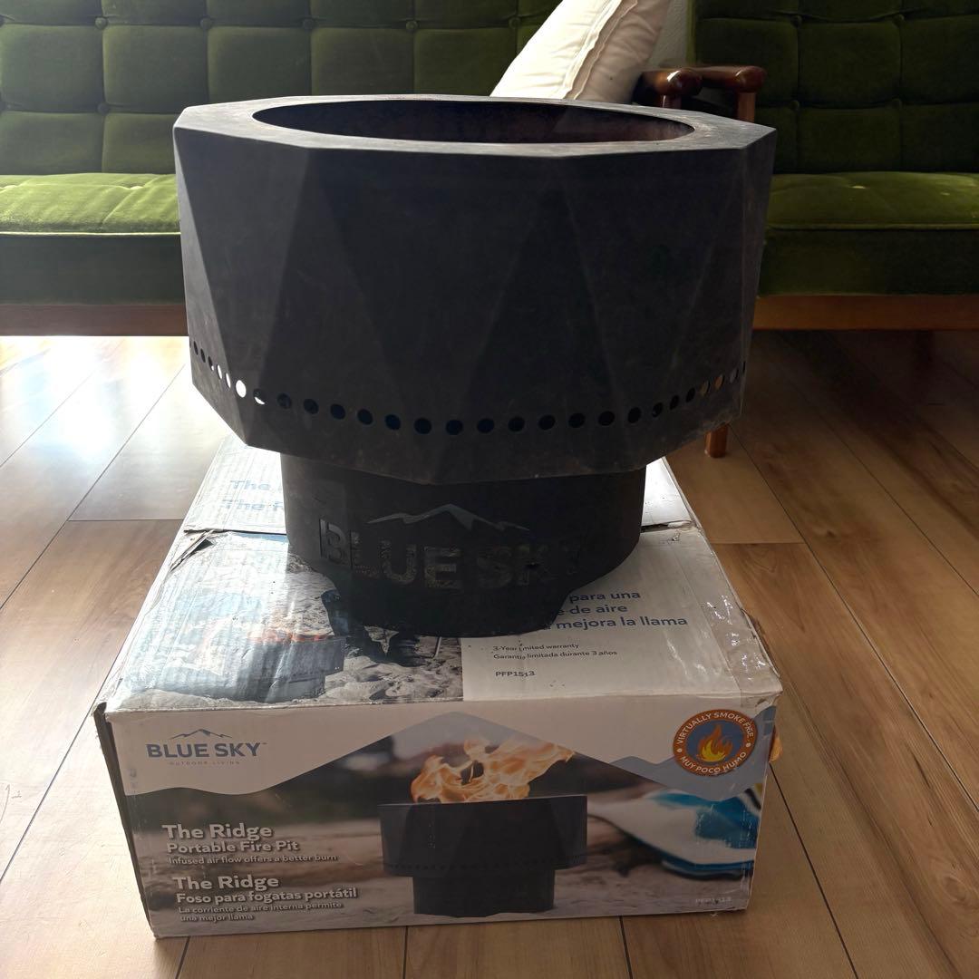 BLUE SKY ブルースカイ 焚き火台 アウトドアリビング ファイヤーピット