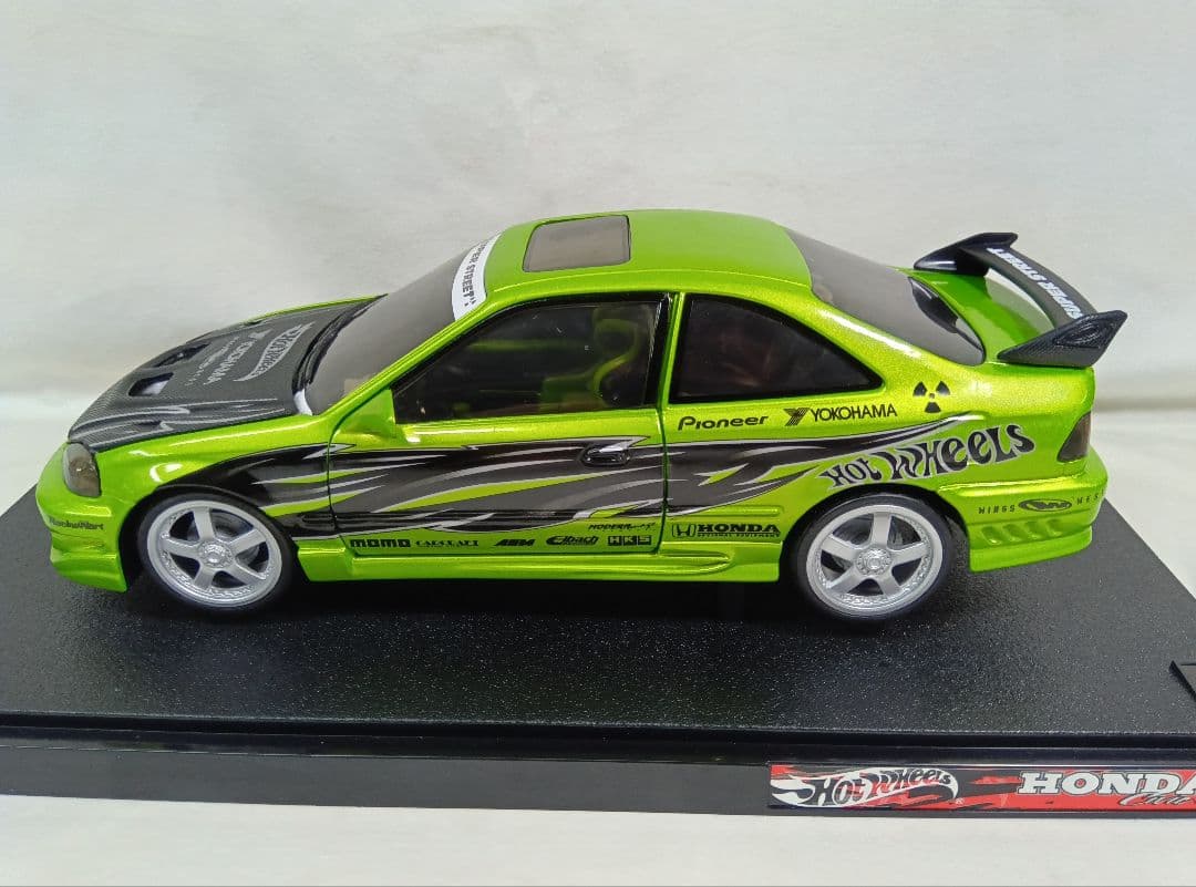 カスタムホンダ　シビックSI　1/18　ミニカー　100% ホットウィール　美品