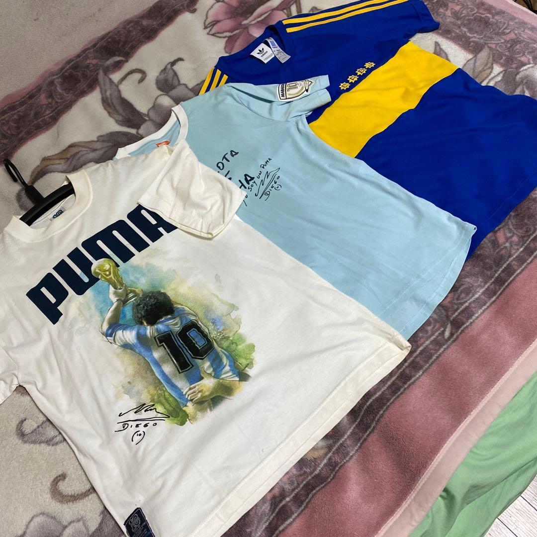 マラドーナ　シャツ　3枚セット