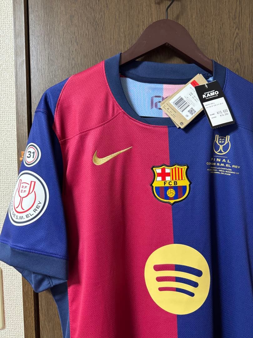 正規品 24-25 バルセロナ　ラミン・ヤマル　コパ・デル・レイ　決勝