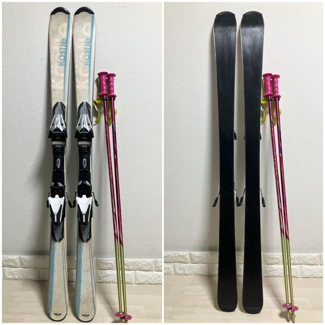 kastle Aero Speed ケスレー スキーセット142cm/ストック付