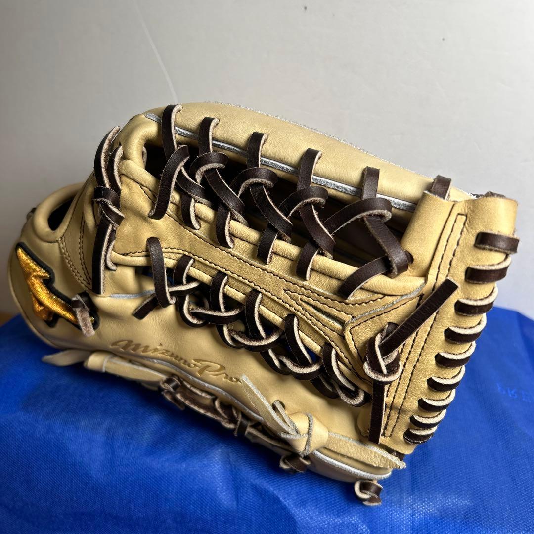 Mizuno Pro 硬式グローブ ベージュ HAGA JAPAN ★高品質