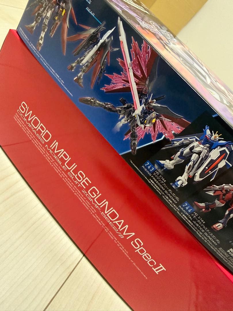 RGソードインパルスガンダム specⅡ、HGデスティニー specⅡクリアカラ
