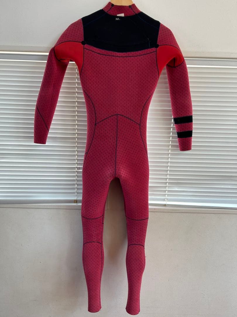 ウェットスーツ　ノンジップフルスーツ　セミドライ　ML サーフィン 裏起毛