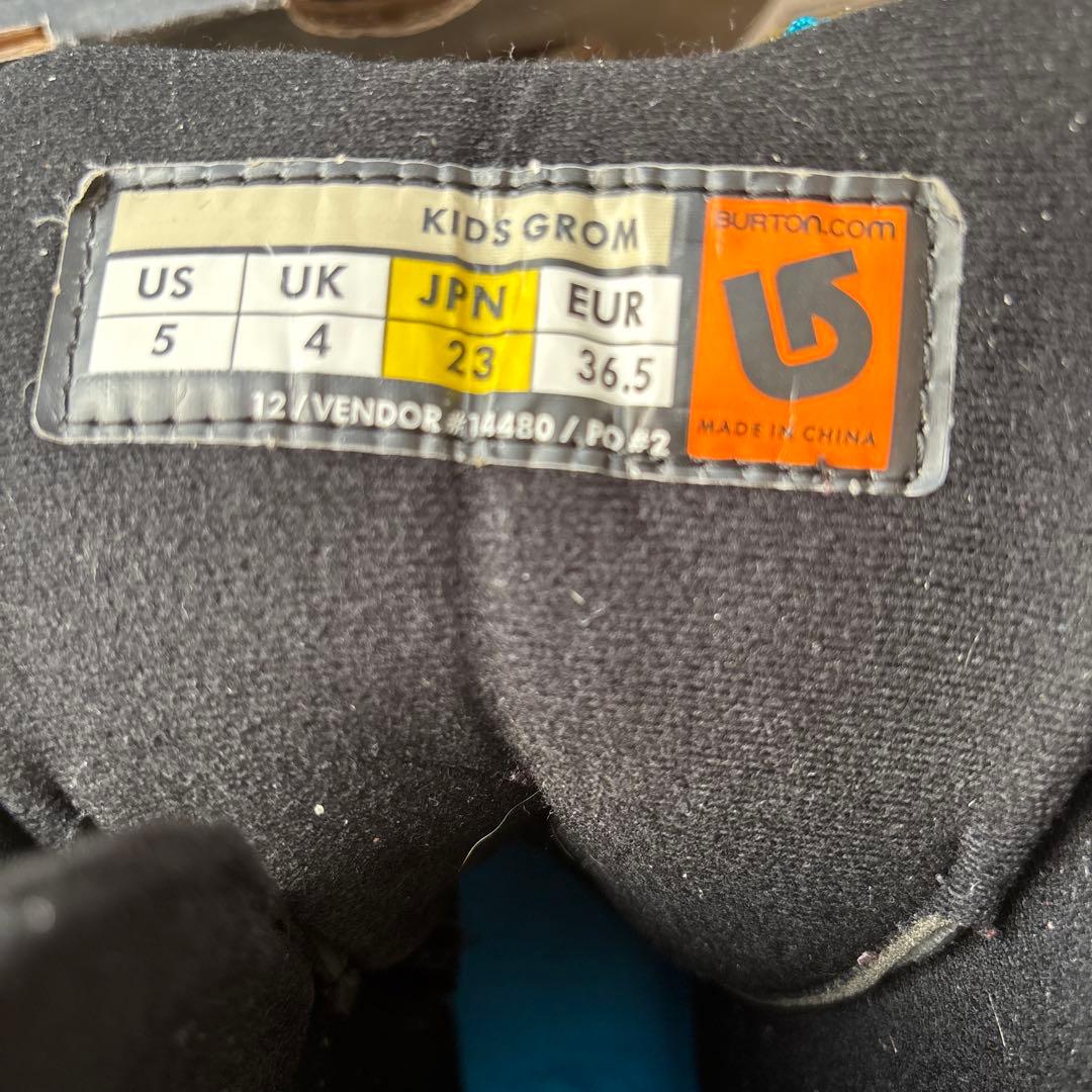 バートン子供用ブーツ BURTON GROM 23cm 箱あり