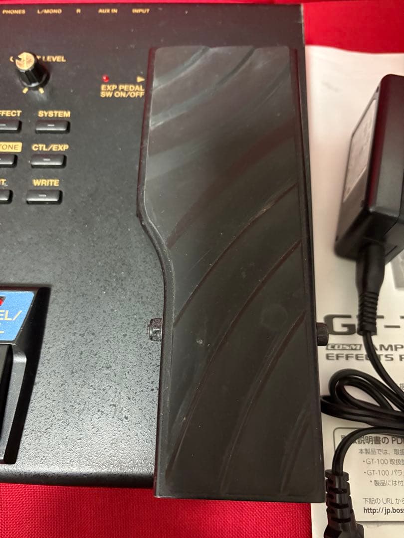BOSS GT-100 純正ACアダプタ　エフェクターケース