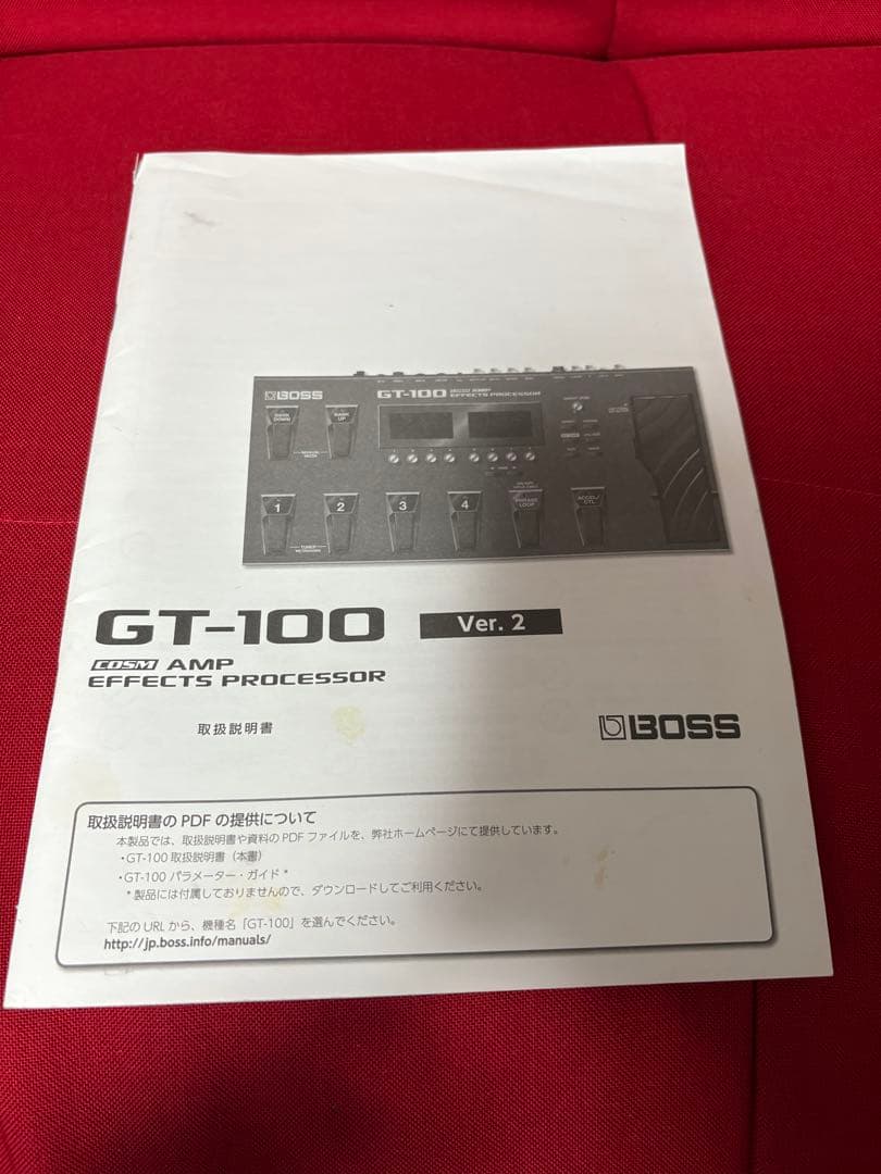 BOSS GT-100 純正ACアダプタ　エフェクターケース