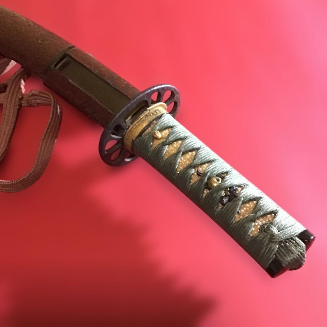 変わり鞘拵　繋ぎは木製　　　　　　　書4